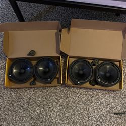 Car Speakers 2 Sets 6.5inch With Tweeters 