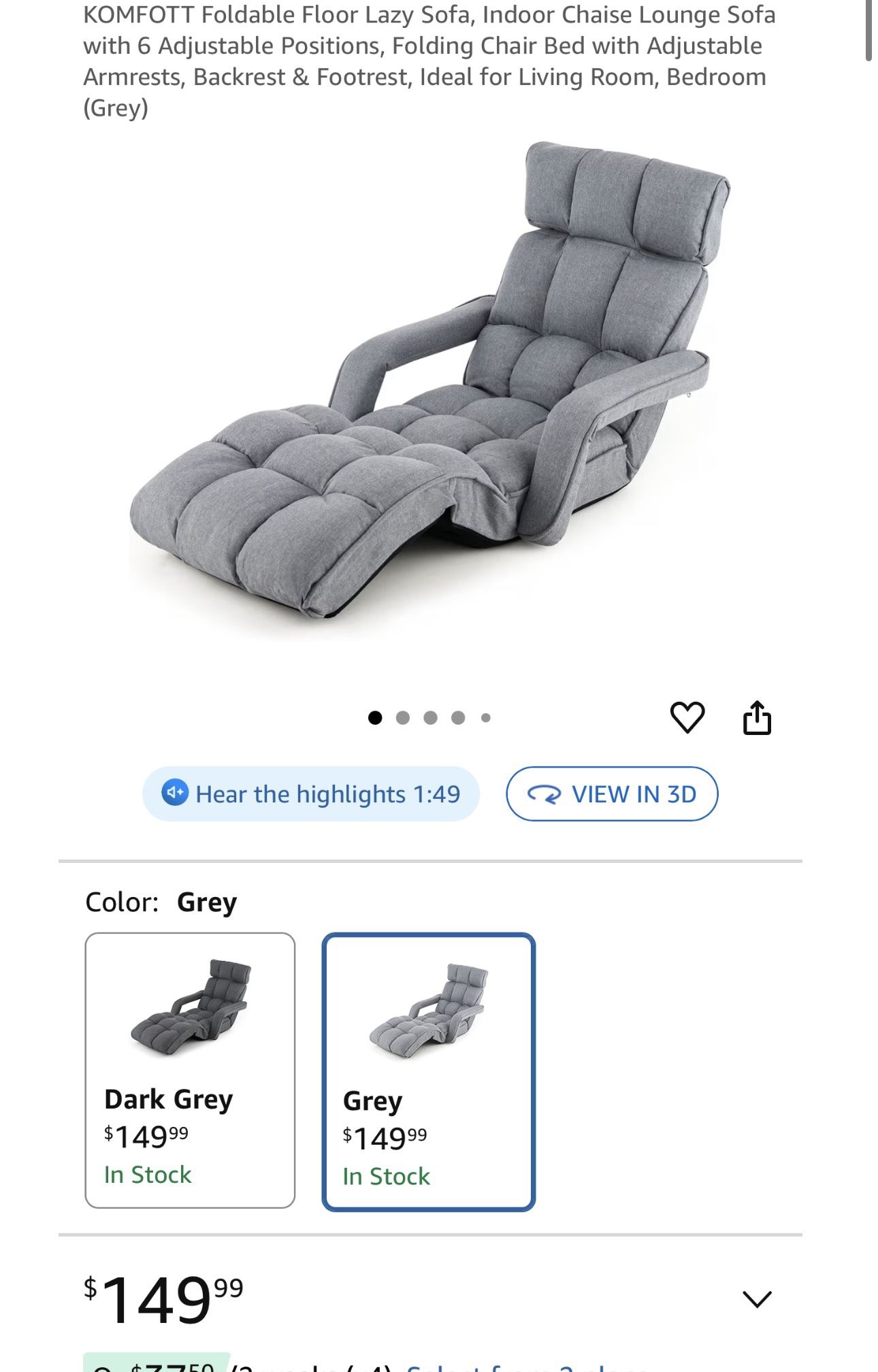 Foldable Lazy Floor Sofa