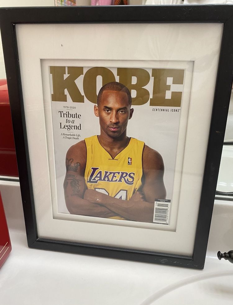 Kobe Bryant Framed Magazine 