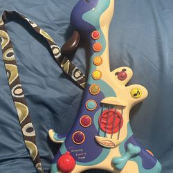 Vintage Toy Woofer, Interactive Dog Guitar