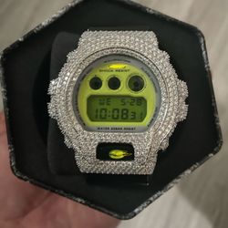 High Quality 925 Silver Moissanite Digital Watch