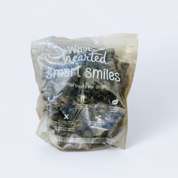 WholeHearted Smart Smiles Grain-Free Dental Dog Treats — Natural, Digestive Support, Flexible Cleaning Design