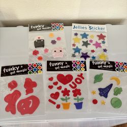 ✨ Window Gel Clings – Brand New (5 Packs) ✨