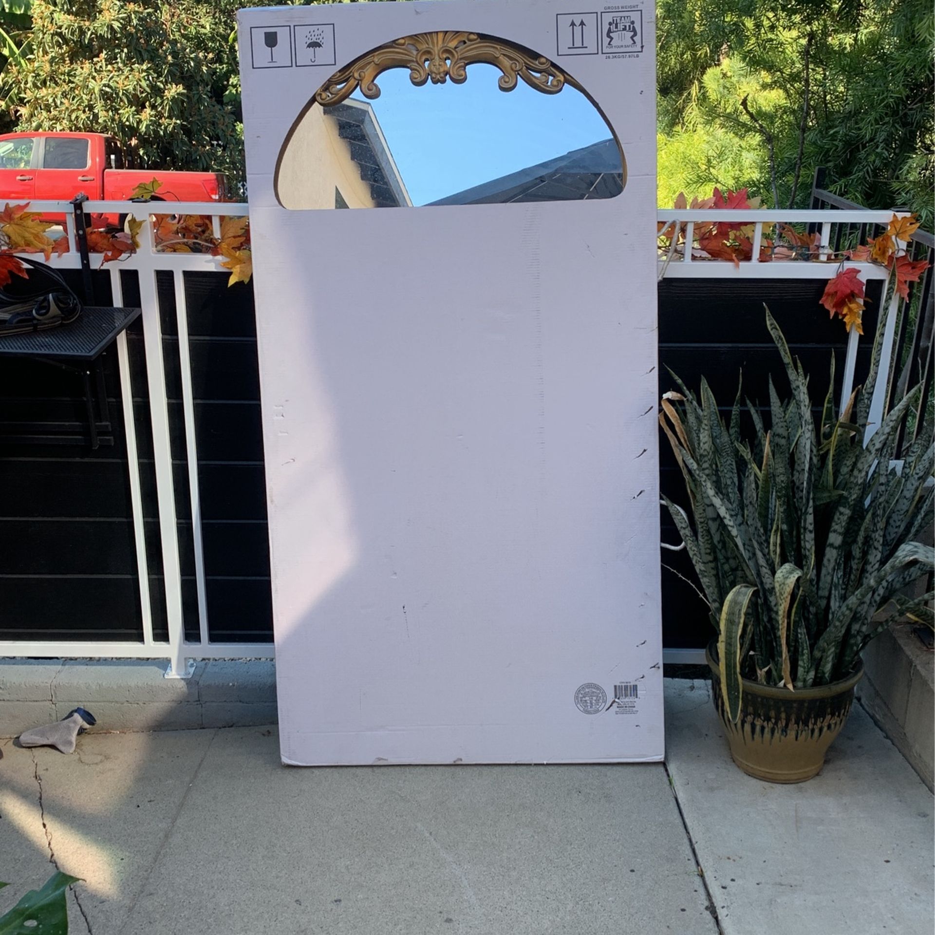 Full Length Metal Mirror 36x72 New