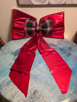 new large bow for Christmas tree