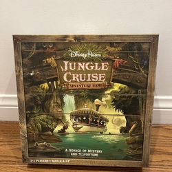 Disney Jungle Cruise Adventure Game Like New 100% Complete
