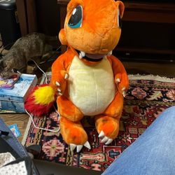 Giant 28” Vintage Pokemon Charmander Plush