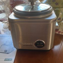 Cuisinart 4-Cup Stainless Steel Rice Cooker CRC-400 