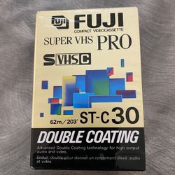 Fuji Super VHS Pro -SVHSC tape 