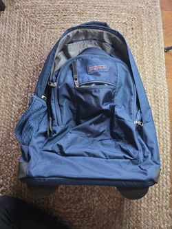 JanSport Navy Blue Backpack