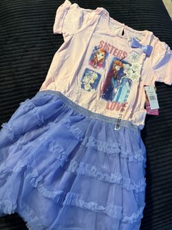 Frozen Dress- Size 6 Girl Clothes