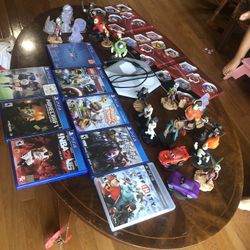 Ps4 Games And Xfinity  Disney Figures 