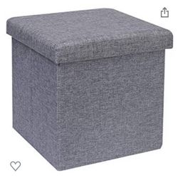 Storage Ottoman Grey Brand New