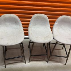 Light Grey Bar Stools 