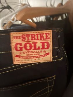 15.5 oz The Strike Gold Selvage Denim Jeans 31’ waist