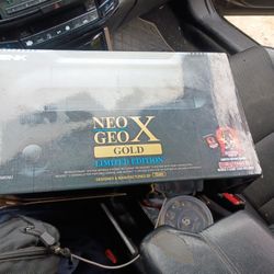 Snk Neo X Geo Gold Limited Edition Game System 