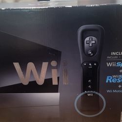 Nintendo Wii Console Black Sports 