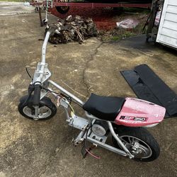 Razor scooter and bike.