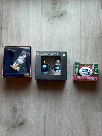 Vintage Seahawks Christmas Ornament Collection 