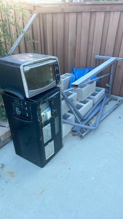 Free microwave, convection oven, and treadmill frame