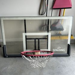Adjustable Plexiglass Basketball Goal