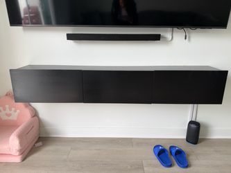Floating tv stand