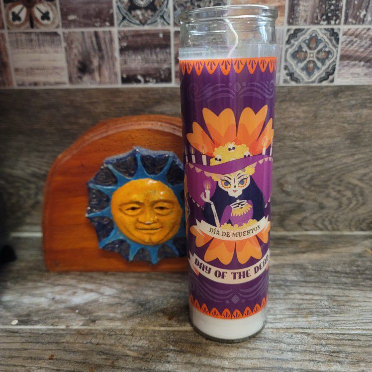 Spiritual Day of the Dead Novena Jar Candles New