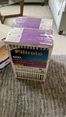 Filtrete filter “16 x 25 x 4” HVAC (4 filters)