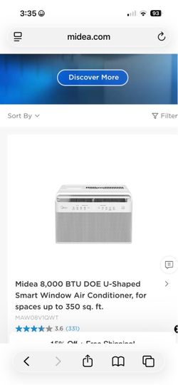 Midea window AC