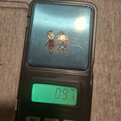 14 K Boys & Girl Pendant 