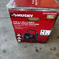Husky 5/16 in. x 50 ft. Cable Drum Auger