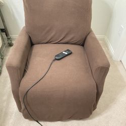 Electric Recliner with Standing Assistance Feature, Fabric Covered In PRISTINE Condition - $300 FIRM