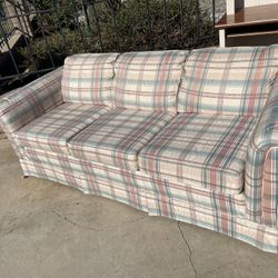 Vintage JC Penney Couch, Steel Case Frame