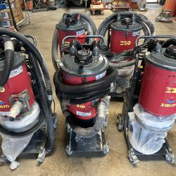 ZOOM Construction HEPA Vacuums. $400 Each