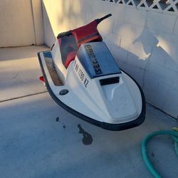 92 Seadoo 2 Stroke One seater Lake Mead legal. Last rode  it two ago. Bought a bigger and newer one. $300 OBO. CLEAN TITLE 