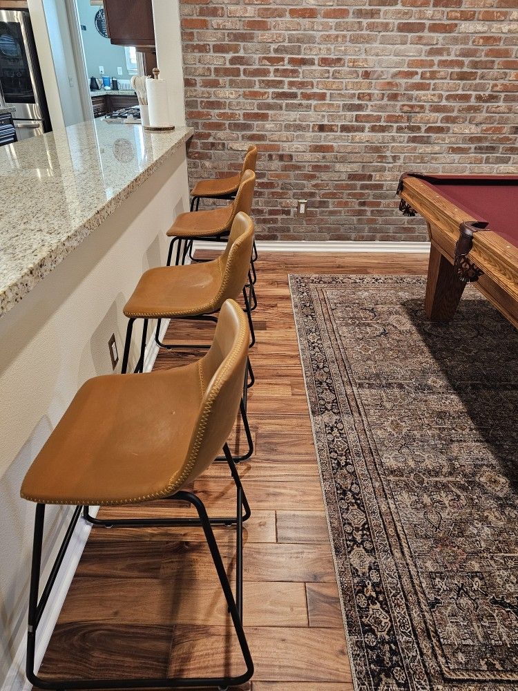 Faux Leather Stools
