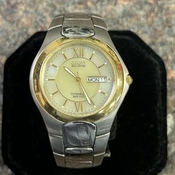 Citizen eco drive titanium watch