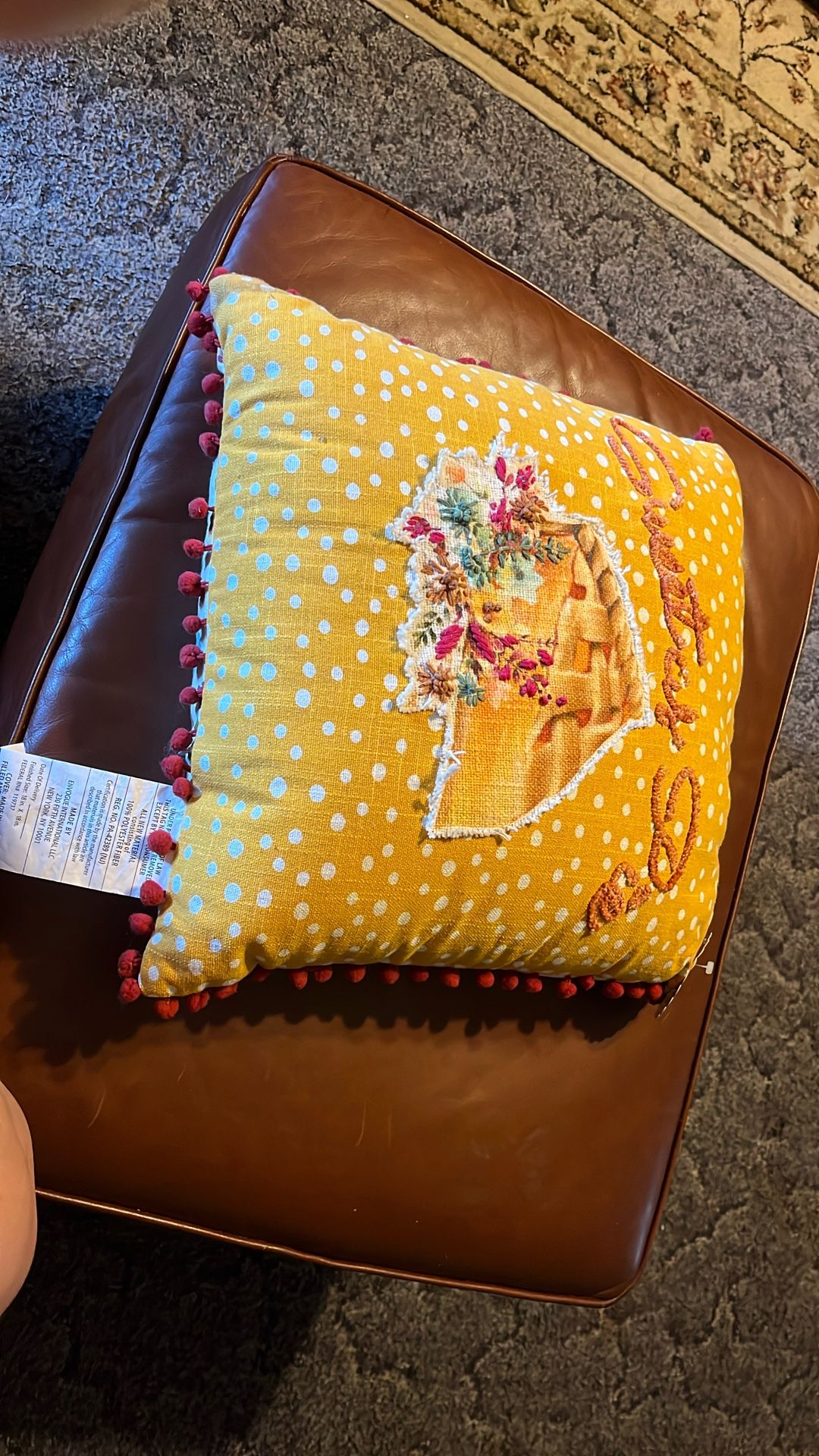Pioneer Woman Pillow Still Has Tags On