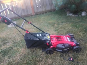 Craftsman v 20 brushless battery opp. lawnmower