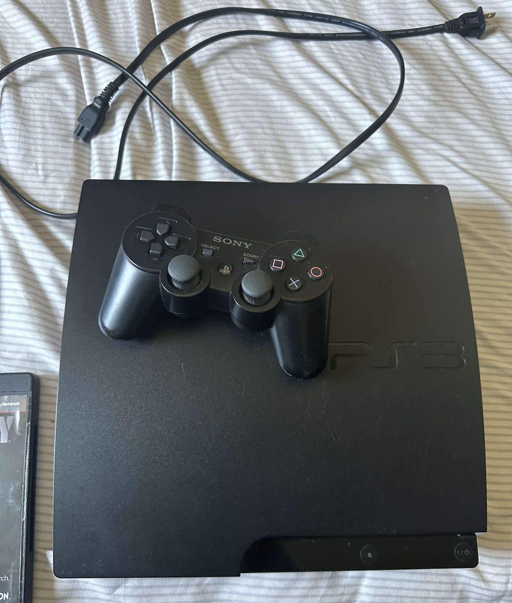 PS3 Slim with games
