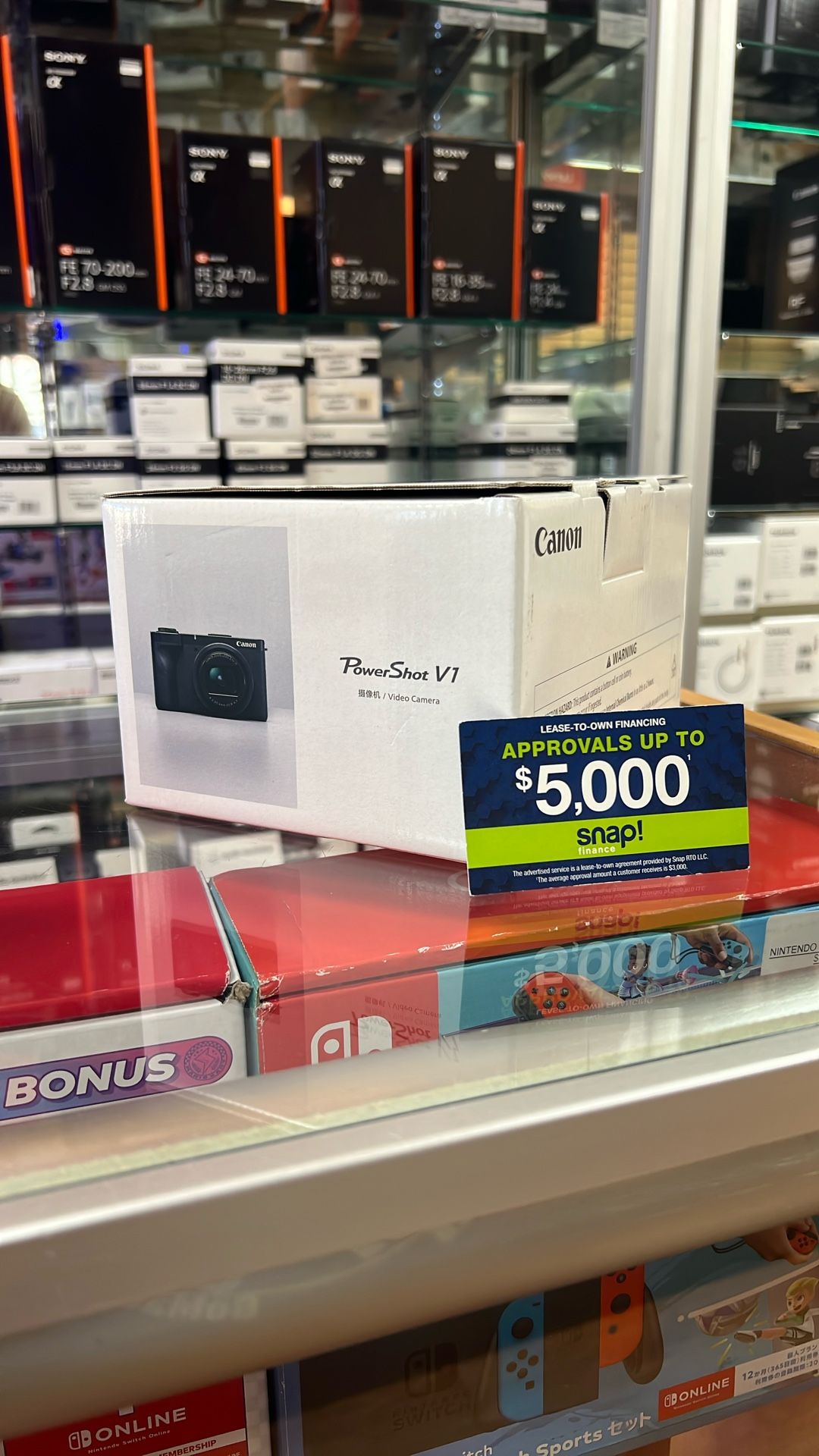 Canon Powershot V1 Video Camera