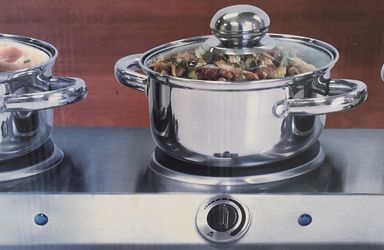 Stainless Steel Triple burner 