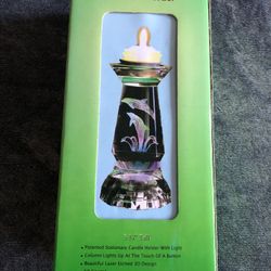 $15 For 1 or$25 For 2 Candle Holder ColorGlow Crystal