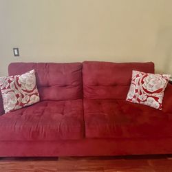 Red Sofa Couch