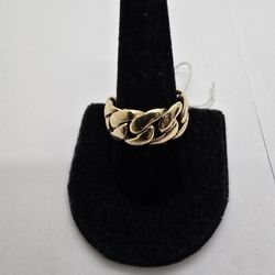 10K Cuban Link Ring