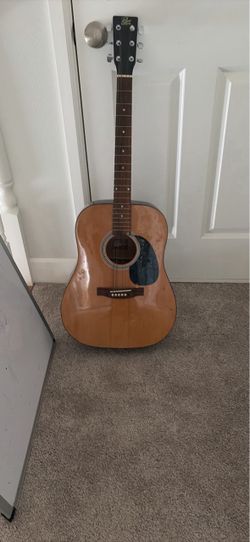 Acoustic Dreadnought Guitar Natural Finish