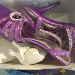 High Heels Purple Size 9