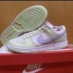 Nike Dunk Low Lime Ice Soft Pink Purple Size 10 Womens / 8.5 Mens Brand New
