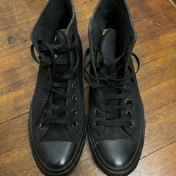 All Black Converse - Men’s US 11