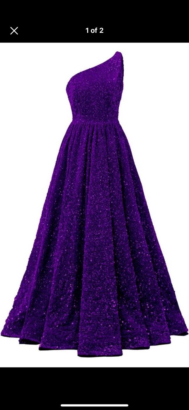 Single Strap Formal Prom Dress.